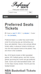 Mobile Screenshot of preferred-seats.com
